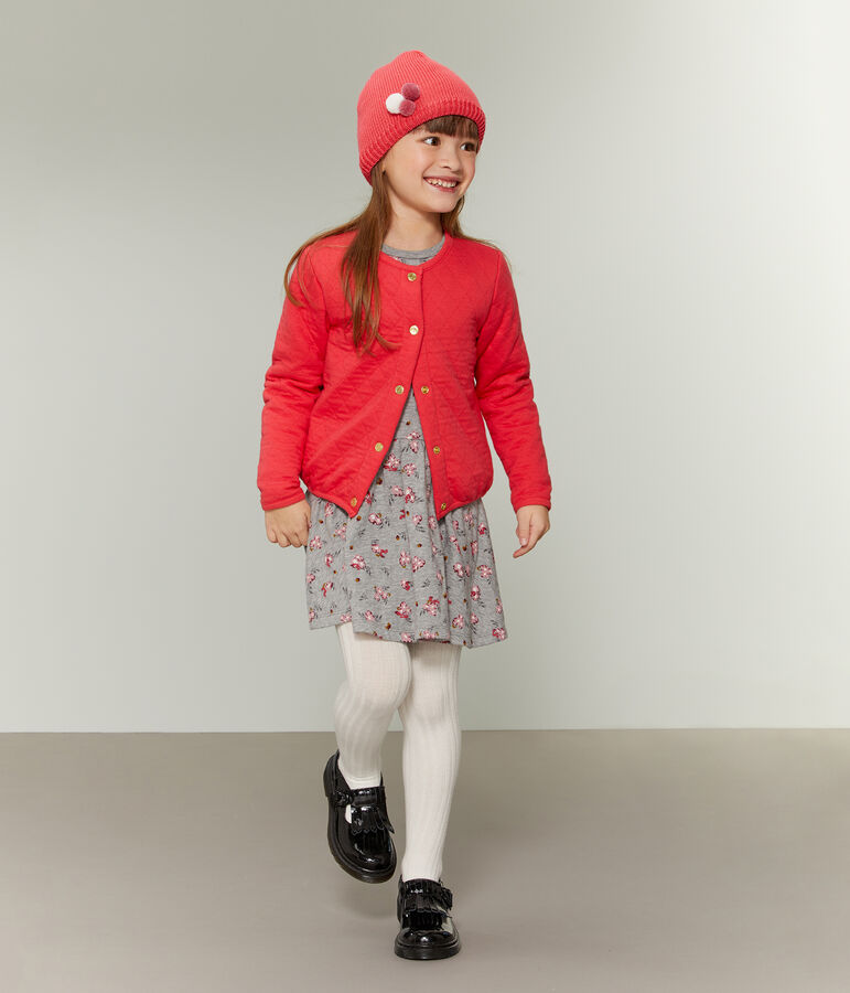 Cardigan enfant fille rouge