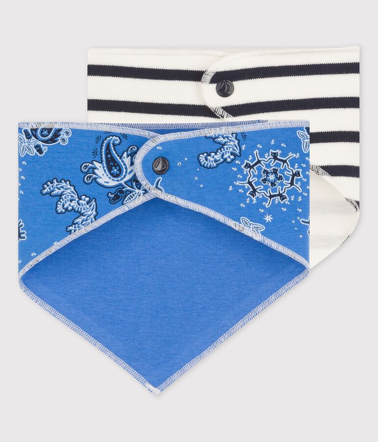 Lot de 2 bandanas b&eacute;b&eacute; multicouleur
