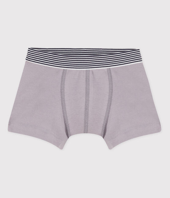 Boxer petit garçon en coton gris CONCRETE