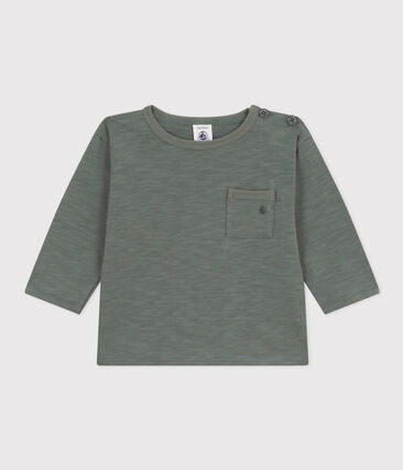 PETIT BATEAU - Tee-shirt manches longues en jersey flammé bébé