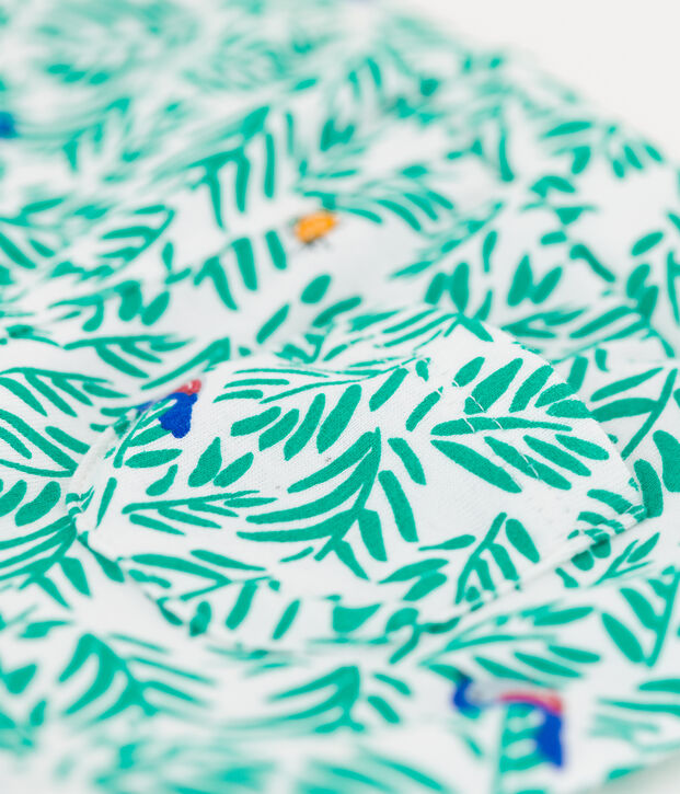 Short en coton b&eacute;b&eacute;. blanc/multicouleur