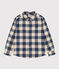 Chemise à carreaux en flanelle de coton enfant garçon INCOGNITO/ AVALANCHE