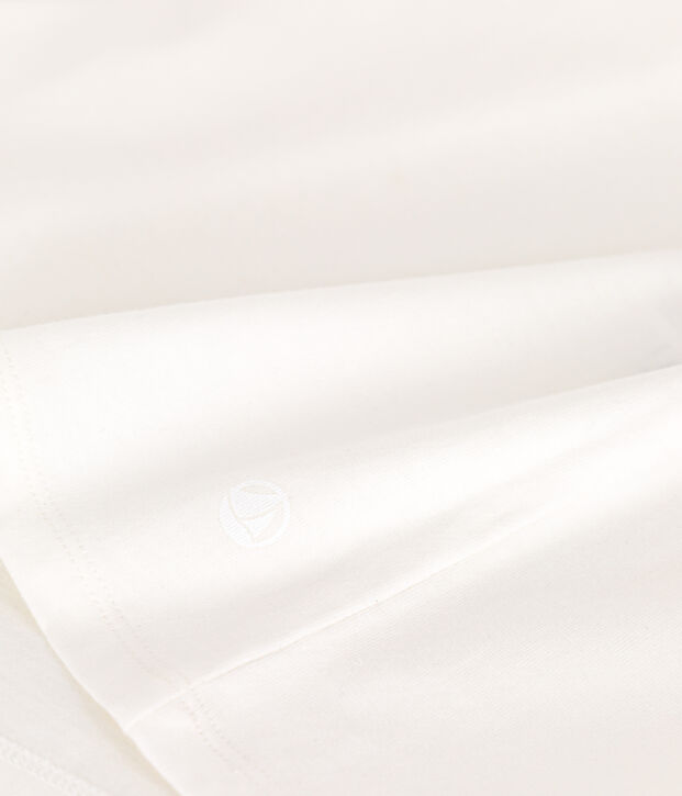 Tee-shirt Femme Le Droit en coton uni blanc