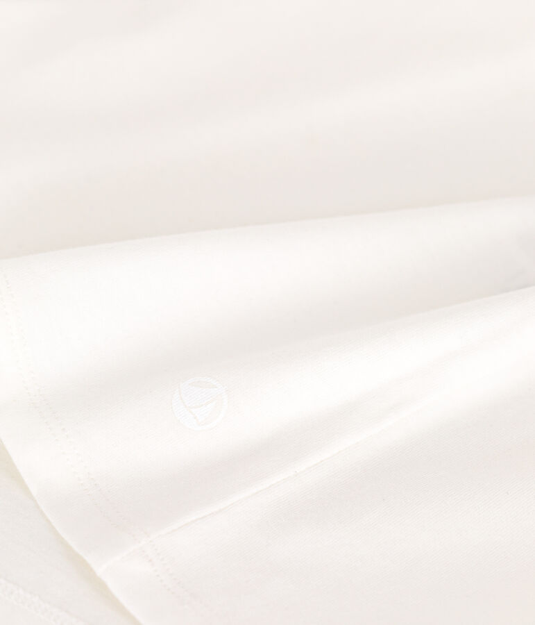 Tee-shirt Femme Le Droit en coton uni blanc MARSHMALLOW