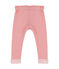 Pantalon bébé fille en maille velours rose CHARME CN