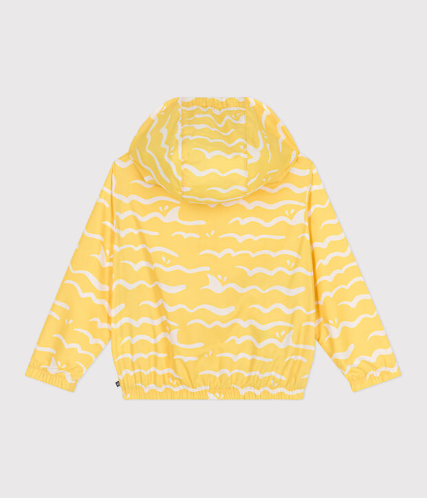 COUPE-VENT ULTRA L&Eacute;GER ENFANT jaune/blanc