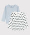 Lot de 2 tee-shirts manches longues escargots petit garçon en coton variante 1