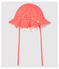 Chapeau bob bébé en bouclette éponge en coton biologique orange PEACHY