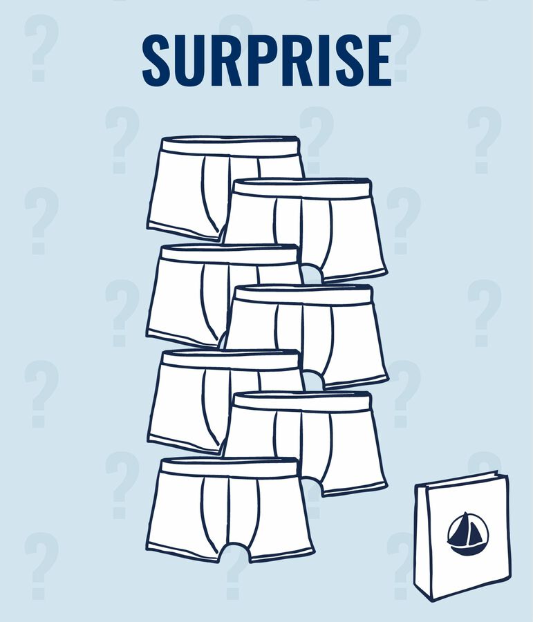 Lot surprise de 7 boxers petit gar&ccedil;on variante 1