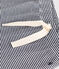 Pantalon en coton bio bébé bleu SMOKING/blanc MARSHMALLOW
