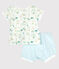 Ensemble 2 pièces bébé garçon blanc MARSHMALLOW/blanc MULTICO