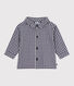 Chemise bébé en flanelle à carreaux