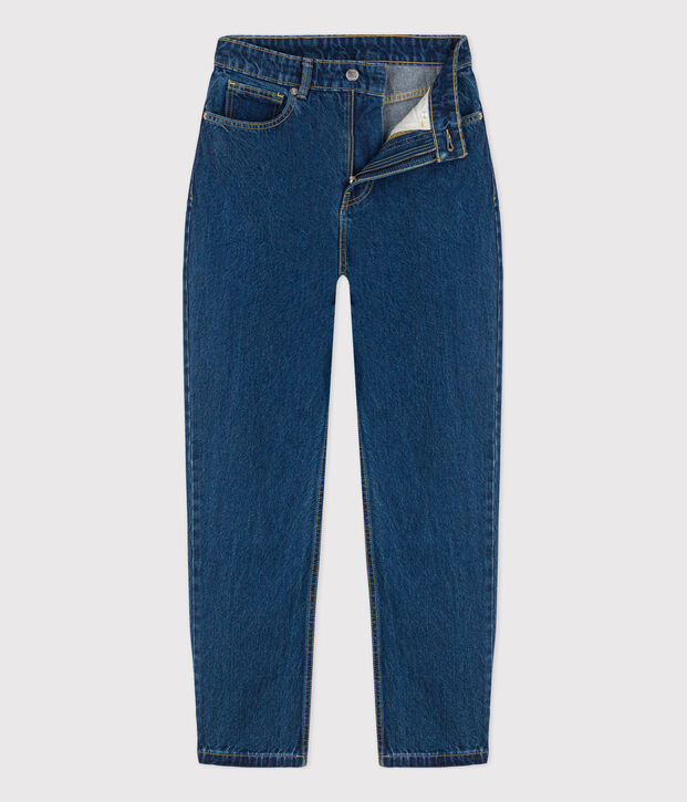Pantalon en denim 100% &eacute;coresponsable bleu
