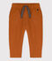 Pantalon bébé en molleton marron ECUREUIL