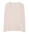 Tee shirt manches longues col danseuse femme rose FLEUR