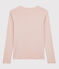T-shirt col rond iconique en coton Femme rose GLOVE