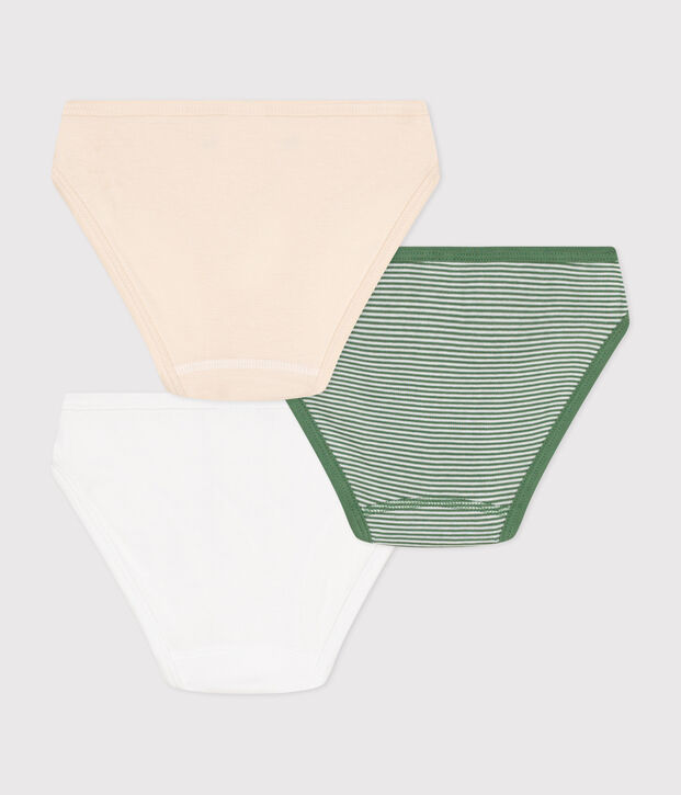 Lot de 3 culottes en coton enfant multicouleur