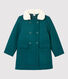 Manteau en drap de laine enfant fille