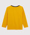 Tee-shirt sérigraphié enfant garçon jaune BOUDOR