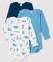 Lot de 3 bodies manches longues bébé garçon variante 1