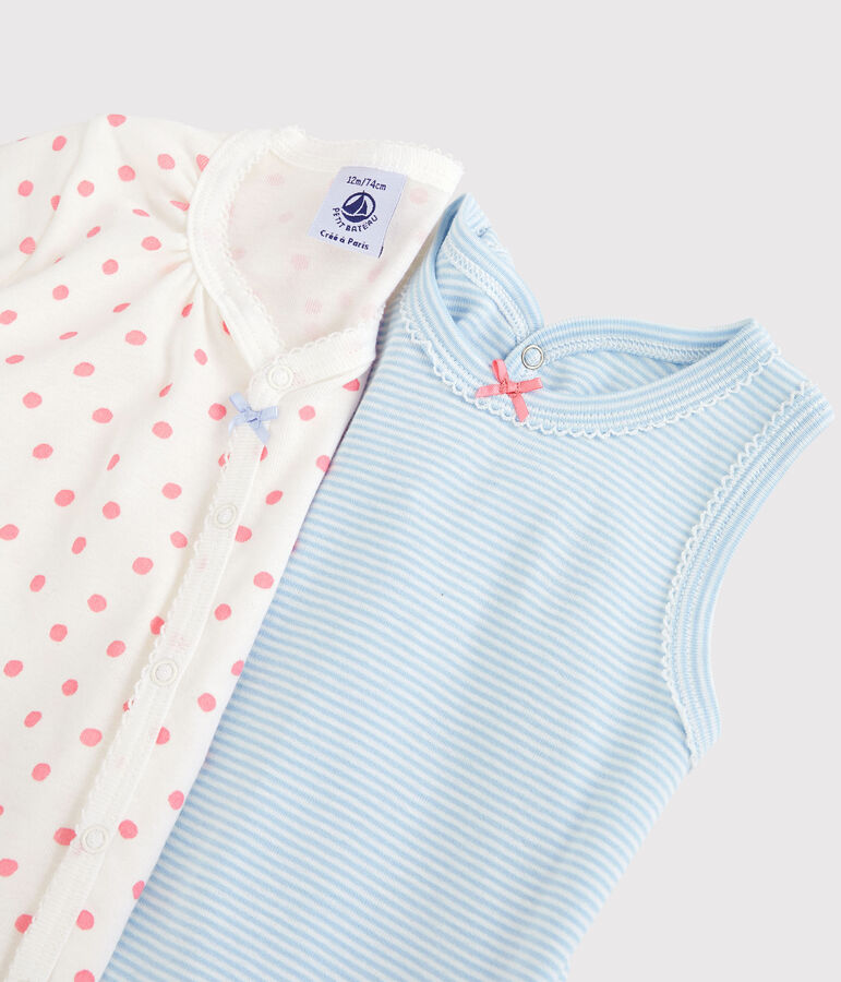 Lot de 2 combicourts en coton variante 1