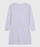 Chemise de nuit femme en coton à rayures blanc SQUAW/ MARSHMALLOW