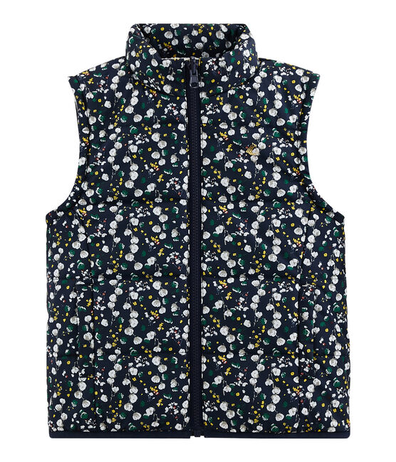 Doudoune 3 en 1 enfant fille bleu SMOKING/blanc MULTICO