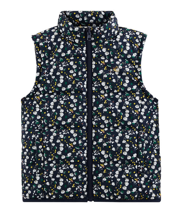 Doudoune 3 en 1 enfant fille bleu/multicouleur