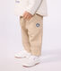 Pantalon b&eacute;b&eacute; en coton uni avec badge, style cargo