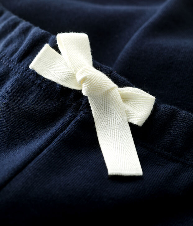 Pantalon en molleton b&eacute;b&eacute; bleu marine