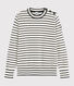 Pull marin en coton Femme