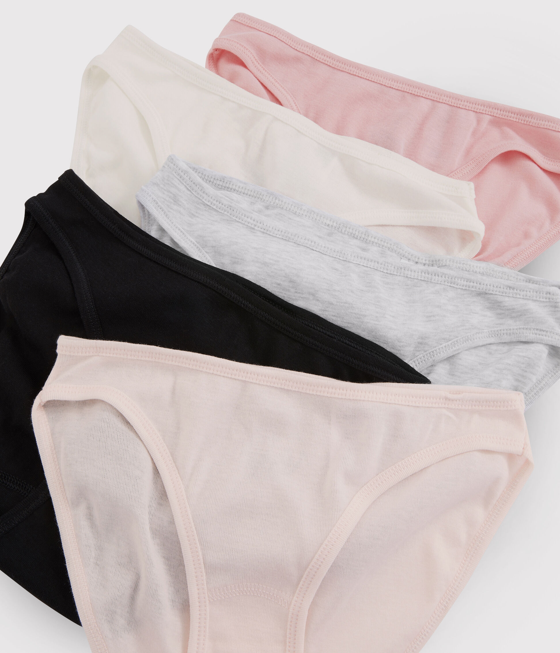 Lot De 2 Brassières Fille Petit Bateau - En Côte 1x1, Imprimé Pommes, Matière Extensible Et Confortable, Base élastique