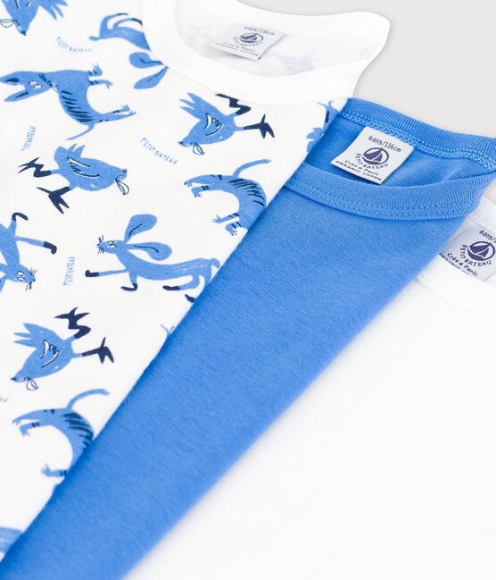 Lot de 3 t-shirts manches courtes animaux petit garçon en coton variante 1