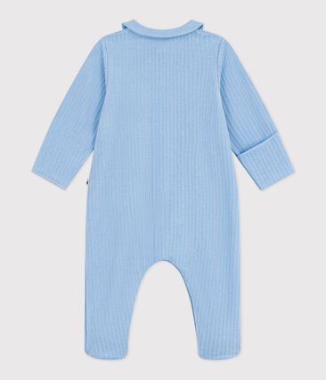 Petit Bateau Pyjama Bébé Velours Uni – Bouclette Chaude Et Extensible, Boutons-Pression, Confort Hiver