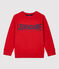 Sweatshirt en molleton enfant gar&ccedil;on rouge