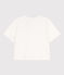 T-shirt LE BOXY en coton Femme blanc MARSHMALLOW