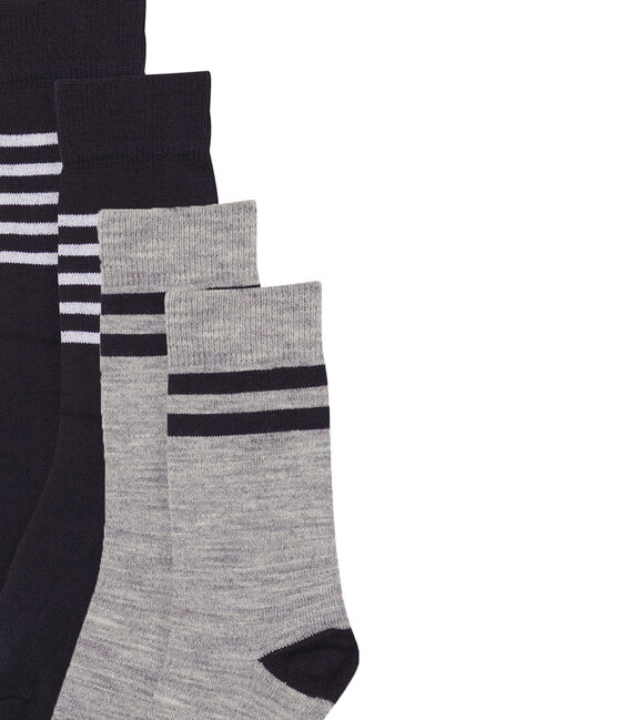 Lot de 2 paires de chaussettes hautes et chaudes enfant garçon variante 1