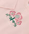 Tee-shirt manches longues en coton bébé rose SALINE