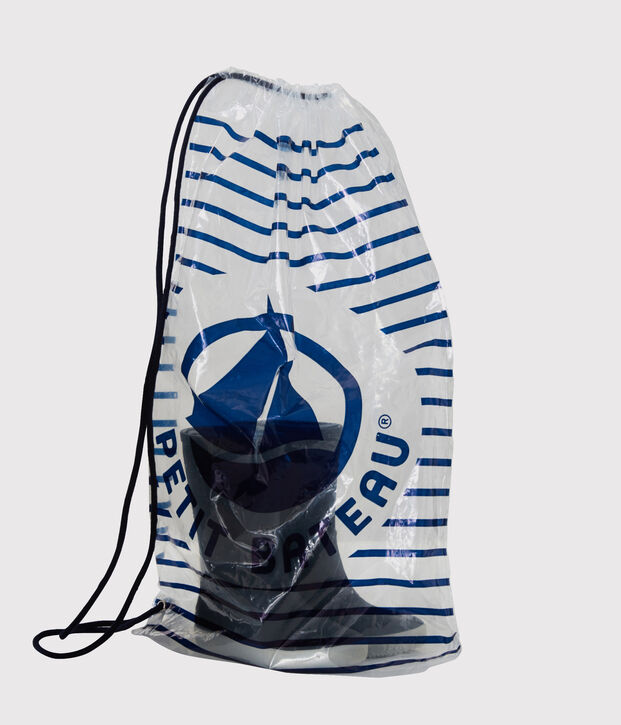 Bottes de pluie enfant gar&ccedil;on-fille bleu marine