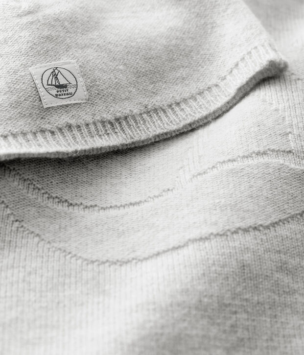 Ensemble 2 pi&egrave;ces b&eacute;b&eacute; en tricot laine et cachemire multicouleur