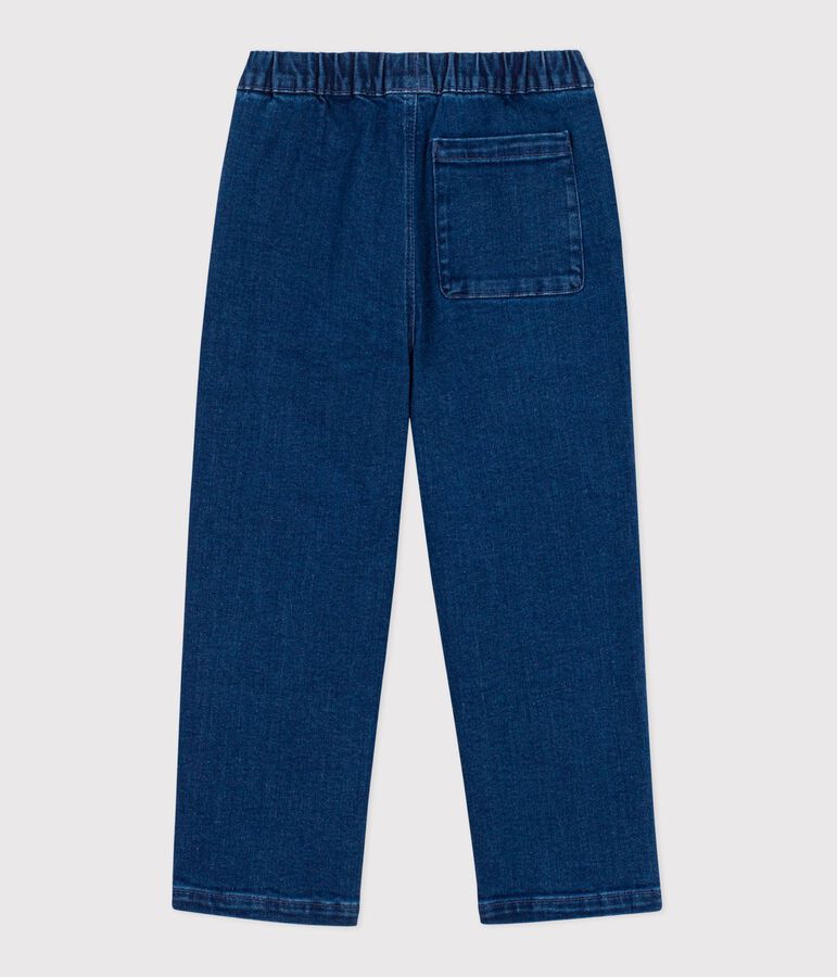 Pantalon enfant en denim bleu BRUT MOYEN