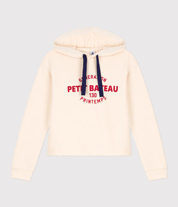130_jour - Sweatshirt à capuche en molleton Femme