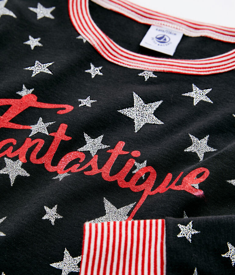 Pyjama petit gar&ccedil;on en c&ocirc;te gris/gris