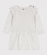 Robe en laine et coton bébé.