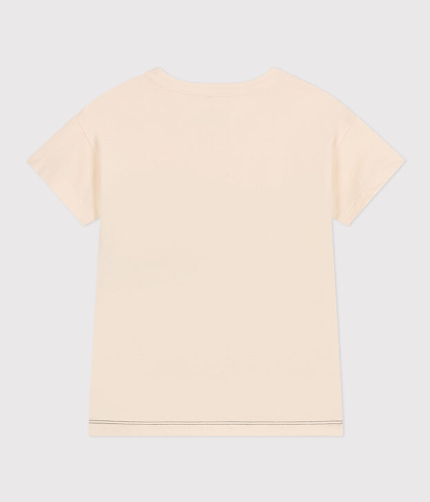 Tee-shirt en jersey enfant gar&ccedil;on &eacute;cru/multicouleur