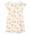 Combicourt imprimé bébé fille blanc MARSHMALLOW/blanc MULTICO