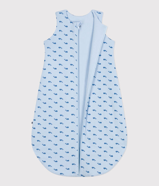 Gigoteuse bébé en coton imprimé baleines TOG 2 bleu TOUDOU/ ALASKA