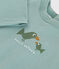 Tee-shirt manches longues en jersey fin bébé vert PAUL
