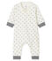 Dors-bien à étoiles bébé en côte blanc MARSHMALLOW/gris GRIS