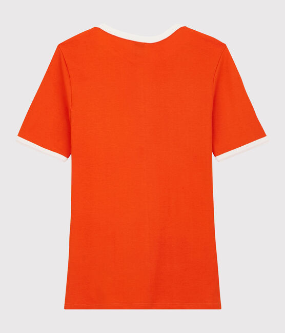 T-shirt en coton Femme orange CAROTT